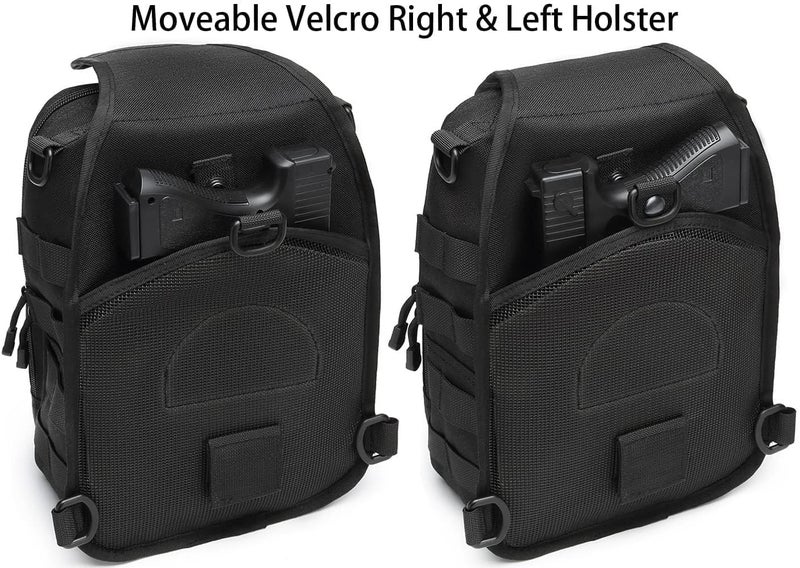 ATBP Tactical Sling Backpack With Holster Military Crossbody Bag for Men Single Shoulder Back Pack 10L - Image 4